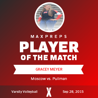#16 Gracey Meyer Player of the Game badge