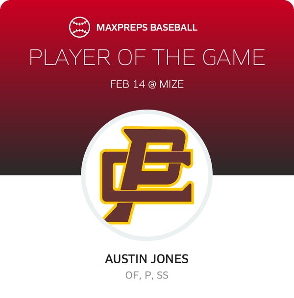 #2 Austin Jones Player of the Game badge