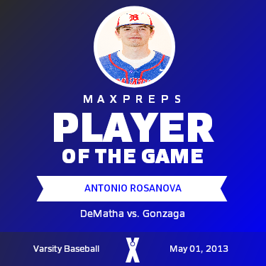 #15 Antonio Rosanova Player of the Game badge