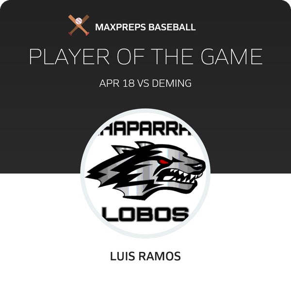 Luis Ramos Player of the Game badge