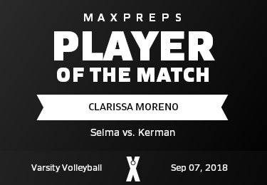 #4 Clarissa Moreno Player of the Game badge