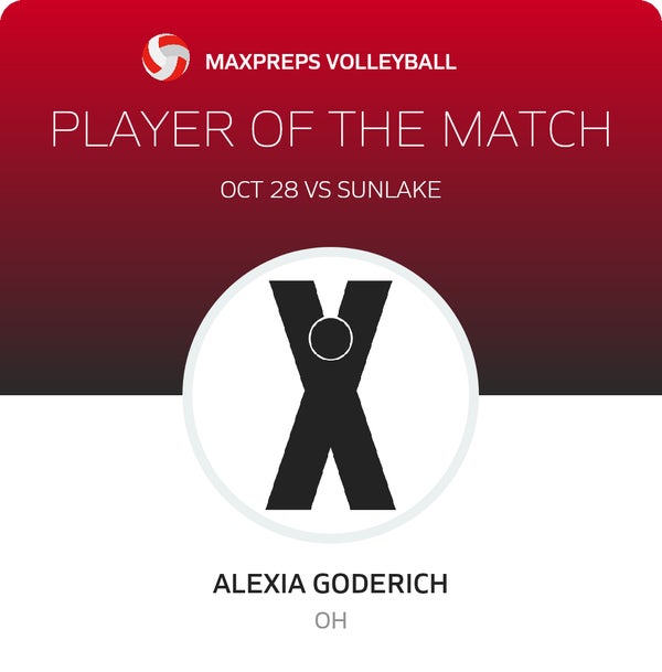 #9 Alexia Goderich Player of the Game badge