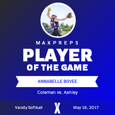 #3 Annabelle Bovee Player of the Game badge
