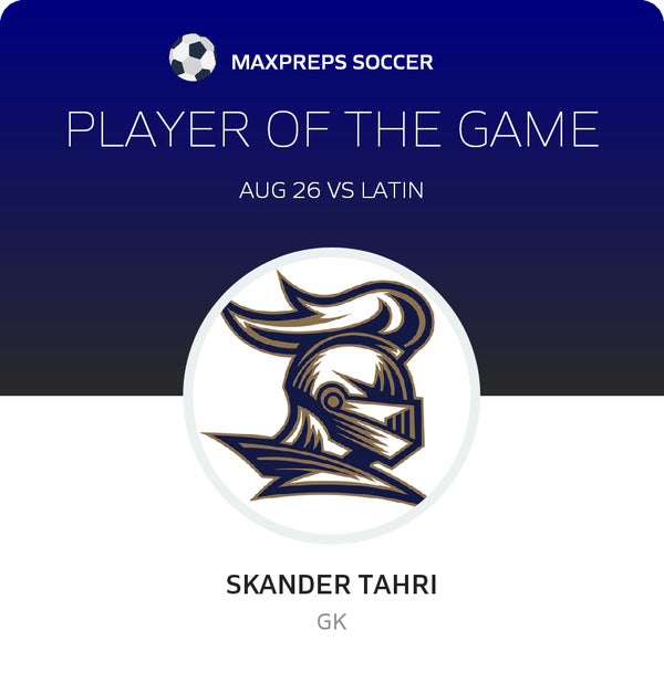 #77 Skander Tahri Player of the Game badge