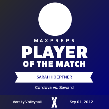 # 2 Sarah Hoepfner Player of the Game badge