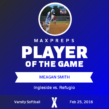 #21 Meagan Smith Player of the Game badge