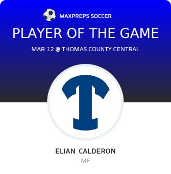 #2 Elian Calderon Player of the Game badge