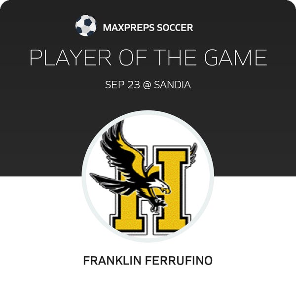 #8 Franklin Ferrufino Player of the Game badge