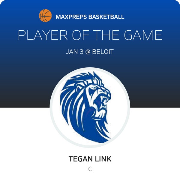 #10 Tegan Link Player of the Game badge