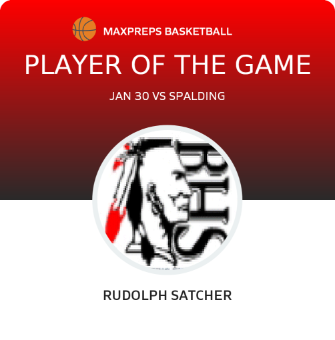 #11 Rudolph Satcher Player of the Game badge