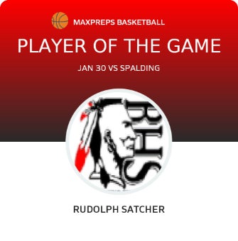 #11 Rudolph Satcher Player of the Game badge
