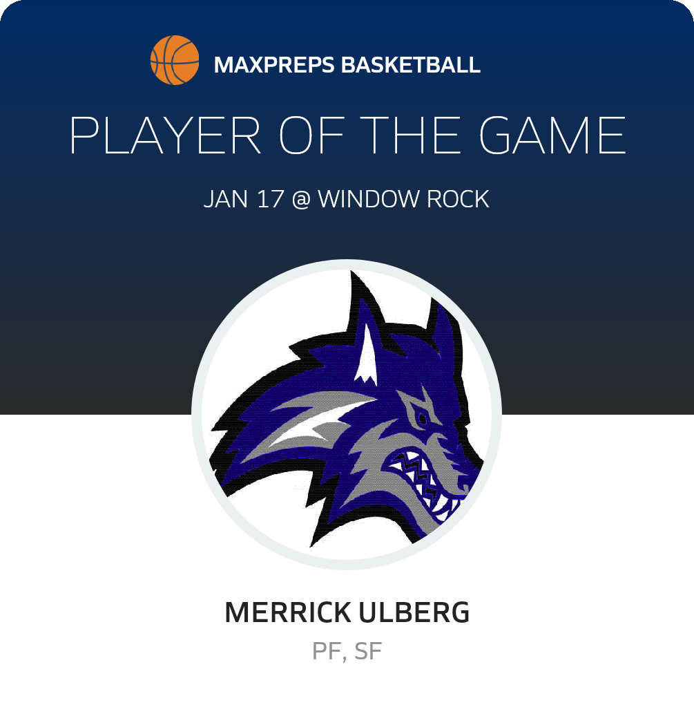#23 Merrick Ulberg Player of the Game badge