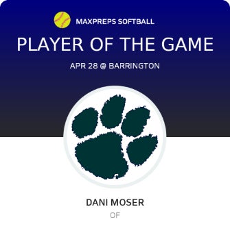 #26 Dani Moser Player of the Game badge