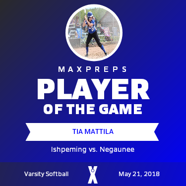 #28 Tia Mattila Player of the Game badge