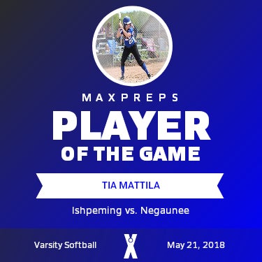 #28 Tia Mattila Player of the Game badge