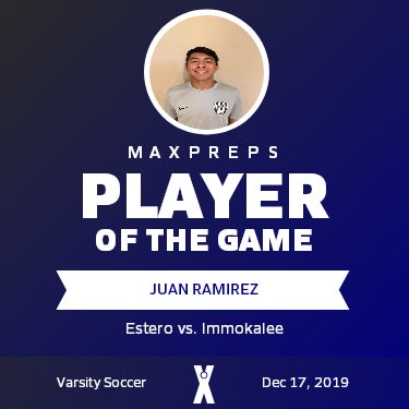 #1 Juan Ramirez Player of the Game badge