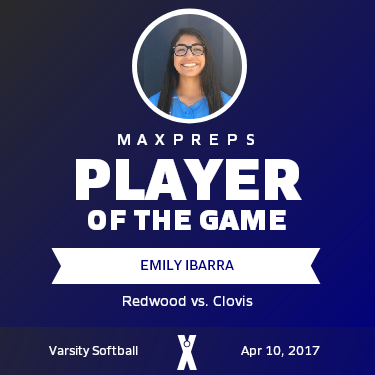 #5 Emily Ibarra Player of the Game badge