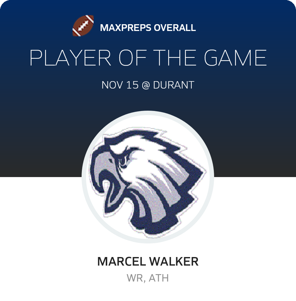 #3 Marcel Walker Player of the Game badge