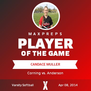 #11 Candace Muller Player of the Game badge