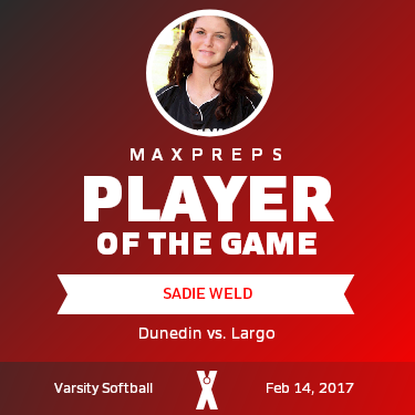 #8 Sadie Weld Player of the Game badge