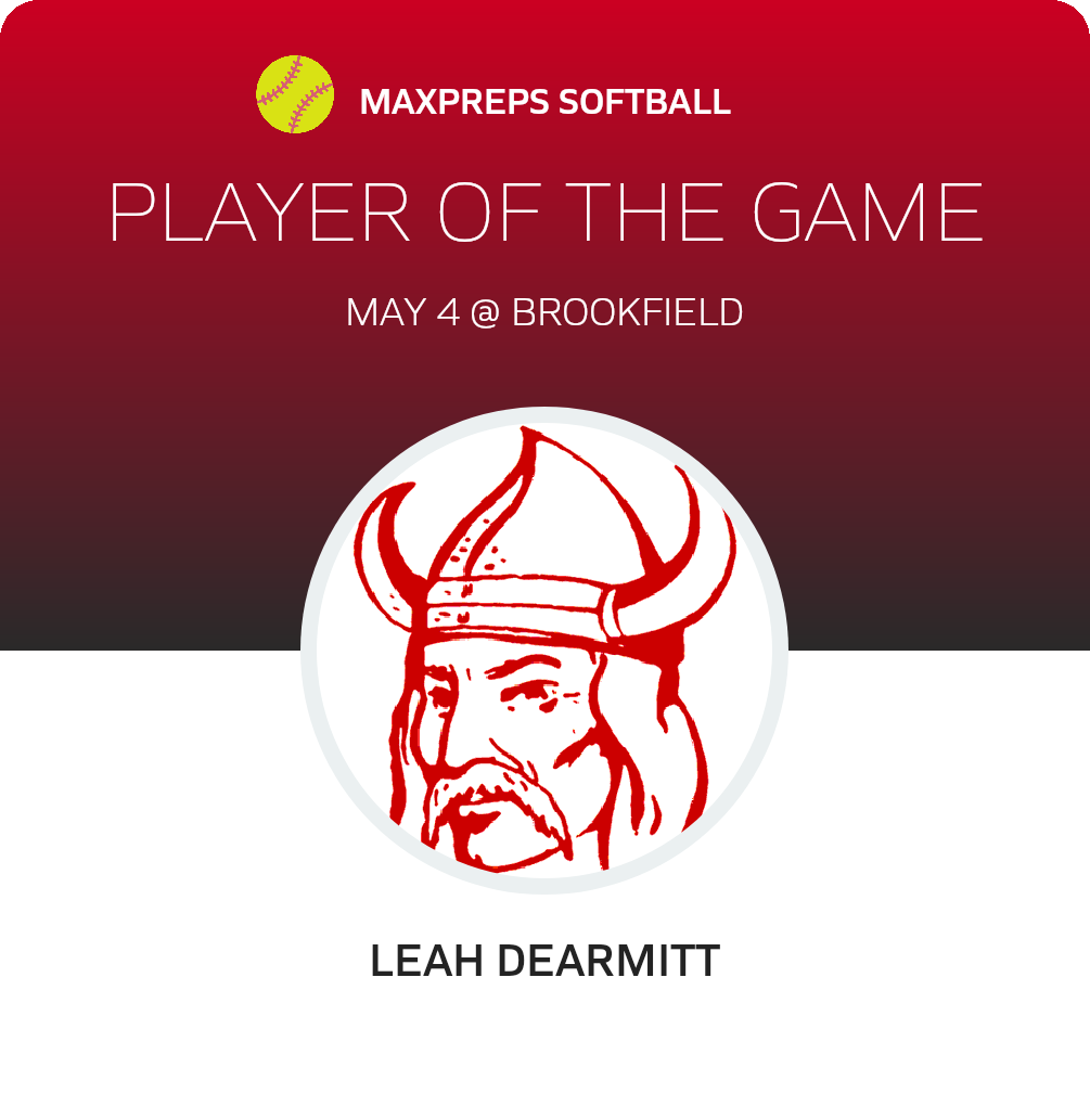 #2 Leah DeArmitt Player of the Game badge