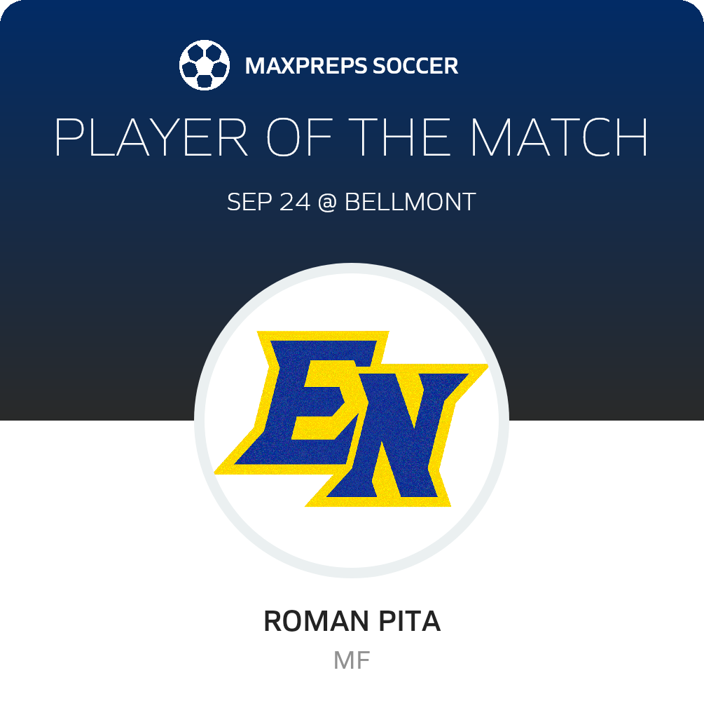#7 Roman Pita Player of the Game badge