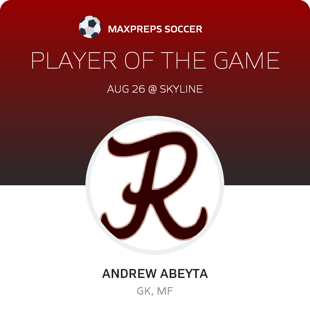 #1 Andrew Abeyta Player of the Game badge