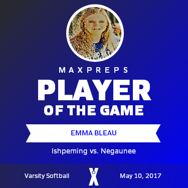 #22 Emma Bleau Player of the Game badge