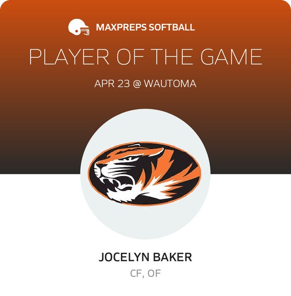 #5 Jocelyn Baker Player of the Game badge