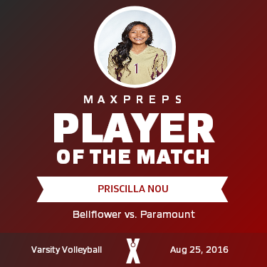 #1 Priscilla Nou Player of the Game badge