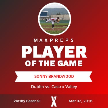 #23 Sonny Brandwood Player of the Game badge
