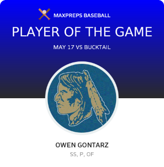 #20 Owen Gontarz Player of the Game badge