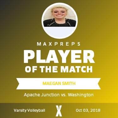 #11 Maegan Smith Player of the Game badge