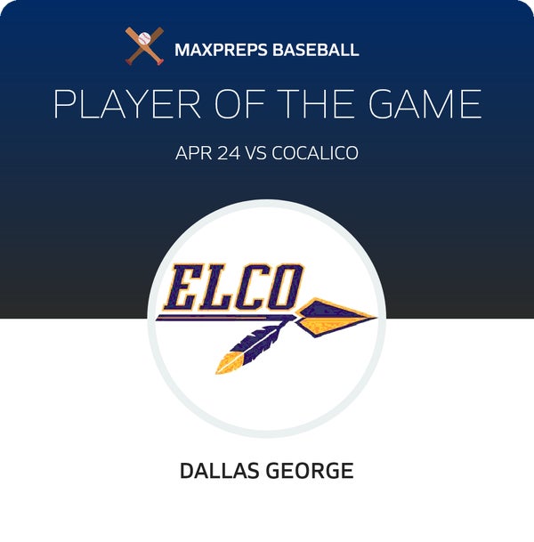 #6 Dallas George Player of the Game badge