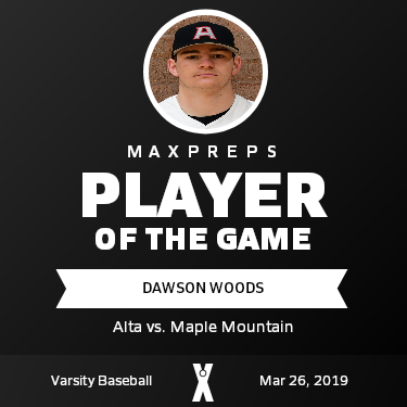 #4 Dawson Woods Player of the Game badge