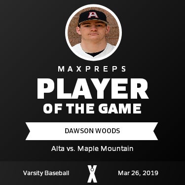 #4 Dawson Woods Player of the Game badge