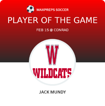 #21 Jack Mundy Player of the Game badge