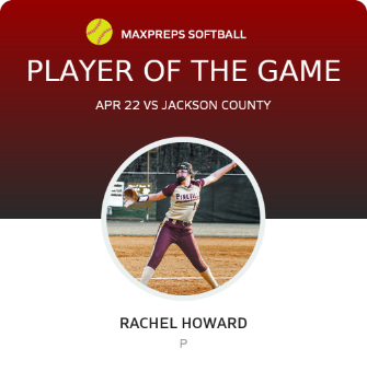 #14 Rachel Howard Player of the Game badge
