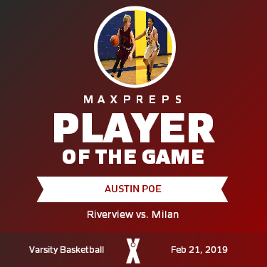 #1 Austin Poe Player of the Game badge