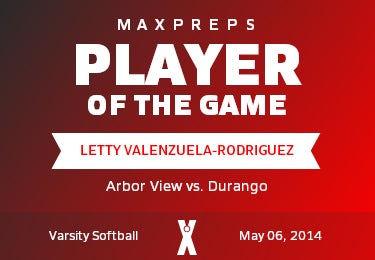 #14 L. Valenzuela-Rodriguez Player of the Game badge