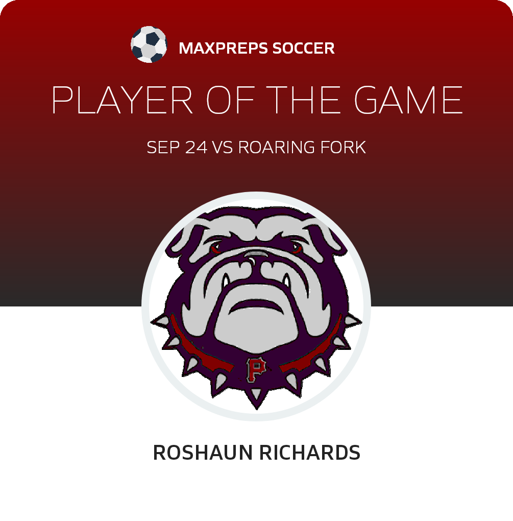 #11 Roshaun Richards Player of the Game badge