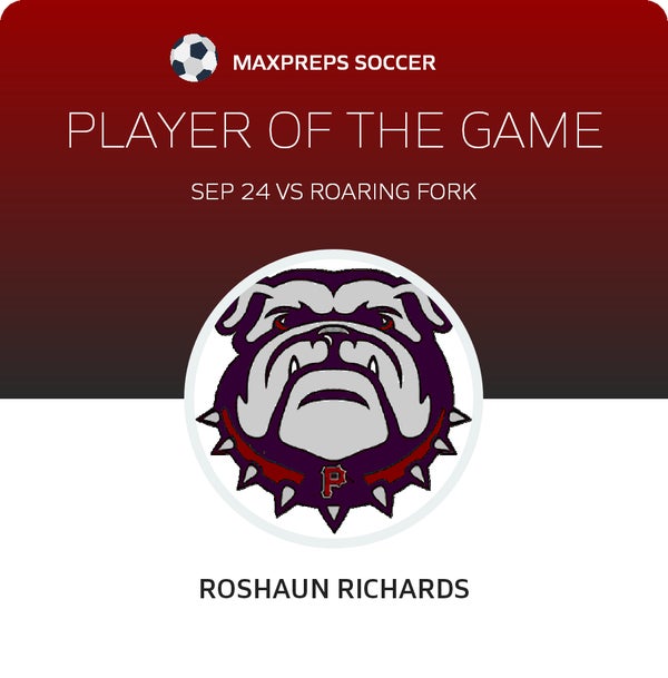 #11 Roshaun Richards Player of the Game badge