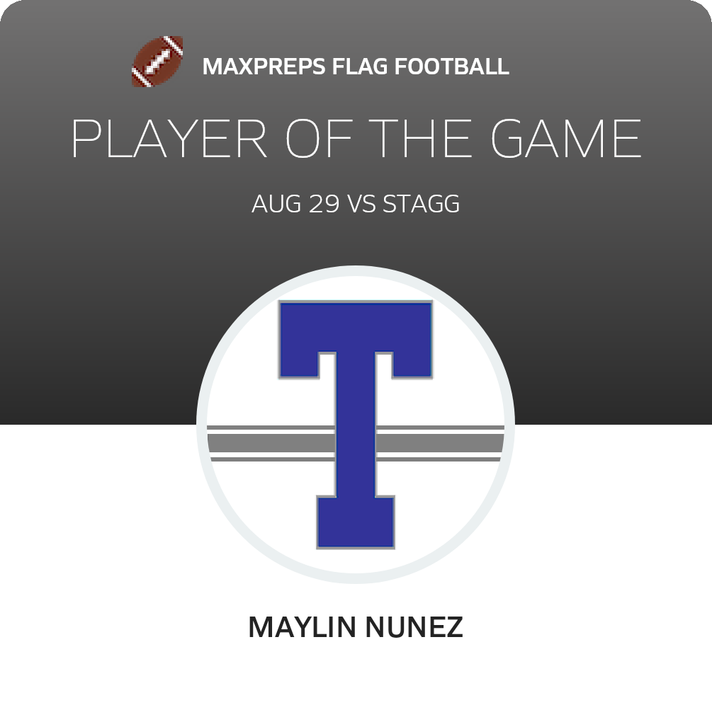 #21 Maylin Nunez Player of the Game badge