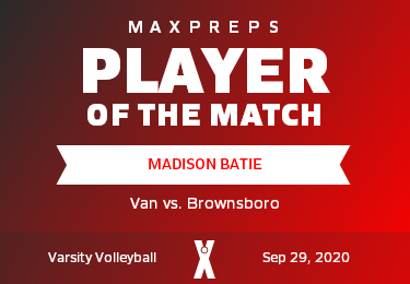 #15 Madison Batie Player of the Game badge