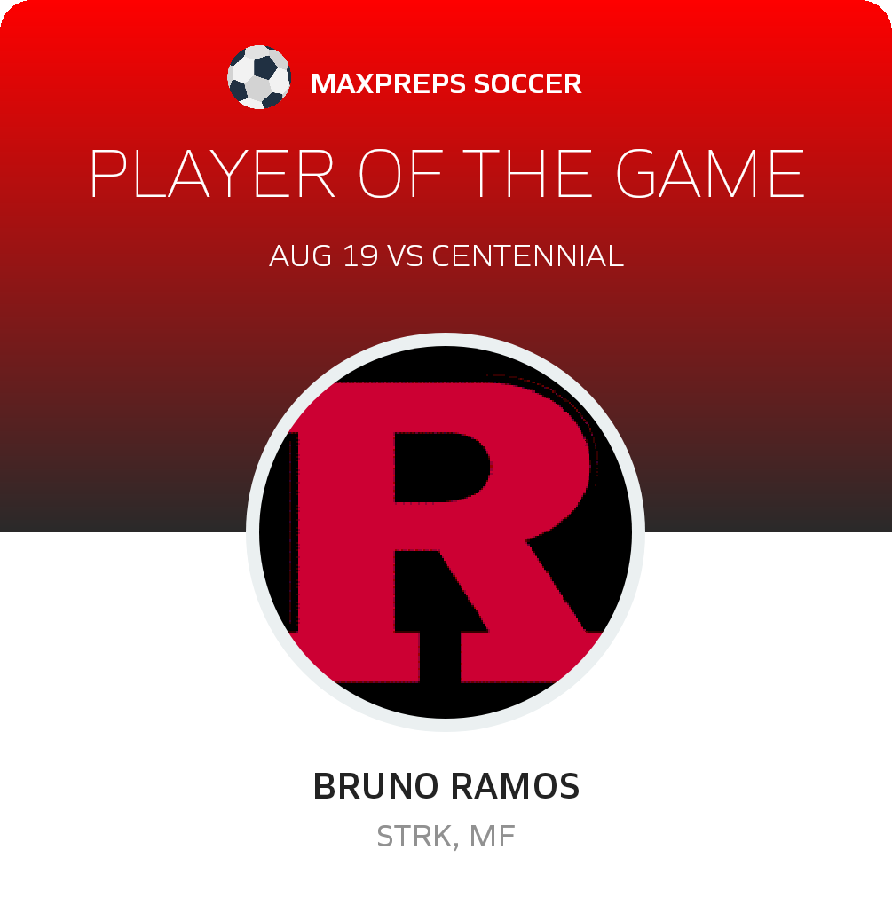 #14 Bruno Ramos Player of the Game badge