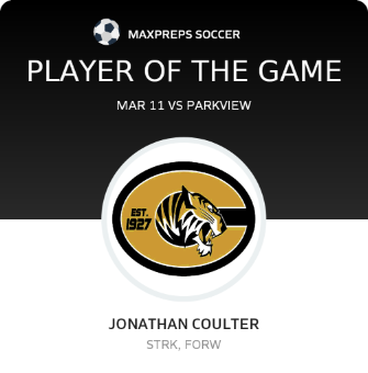 #18 Jonathan Coulter Player of the Game badge