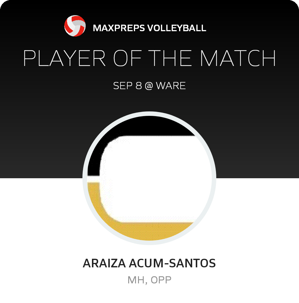 #10 Araiza Acum-santos Player of the Game badge