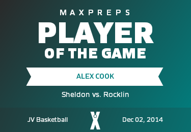 #2 Alex Cook Player of the Game badge