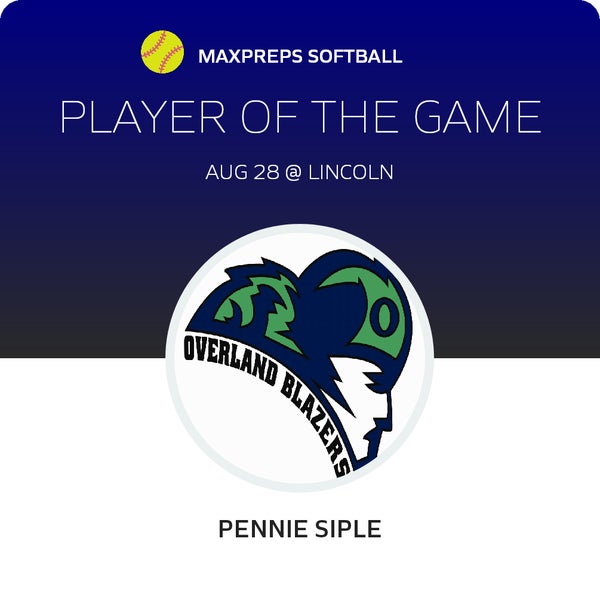 #8 Pennie Siple Player of the Game badge