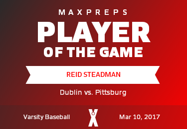 #10 Reid Steadman Player of the Game badge